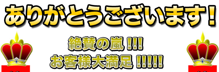 ありがとうございます！絶賛の嵐！！