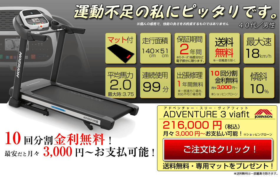 Adventure3 viafitの概観