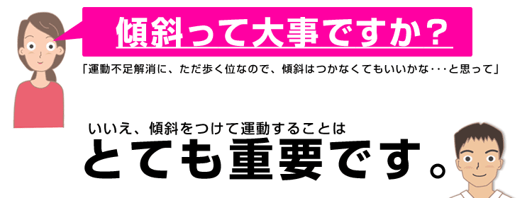 傾斜が重要