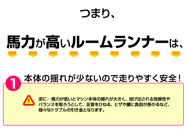 本体のゆれが少ないので走りやすく安全