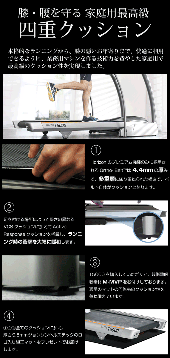 T5000のクッション性がスゴイ！